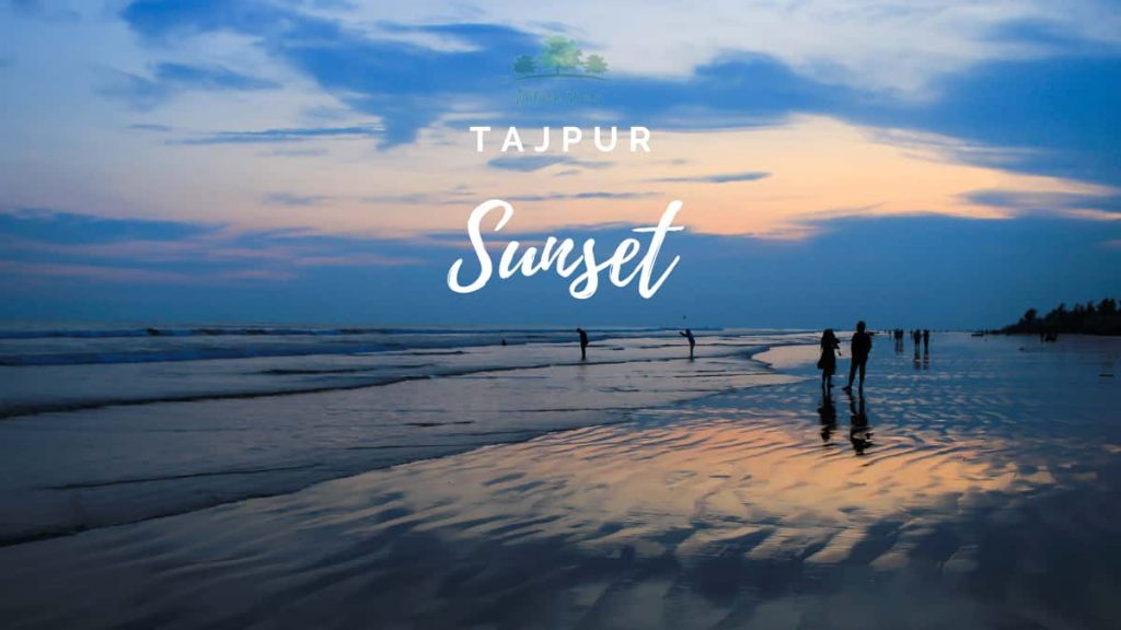 sunset at Tajpur, West Bengal