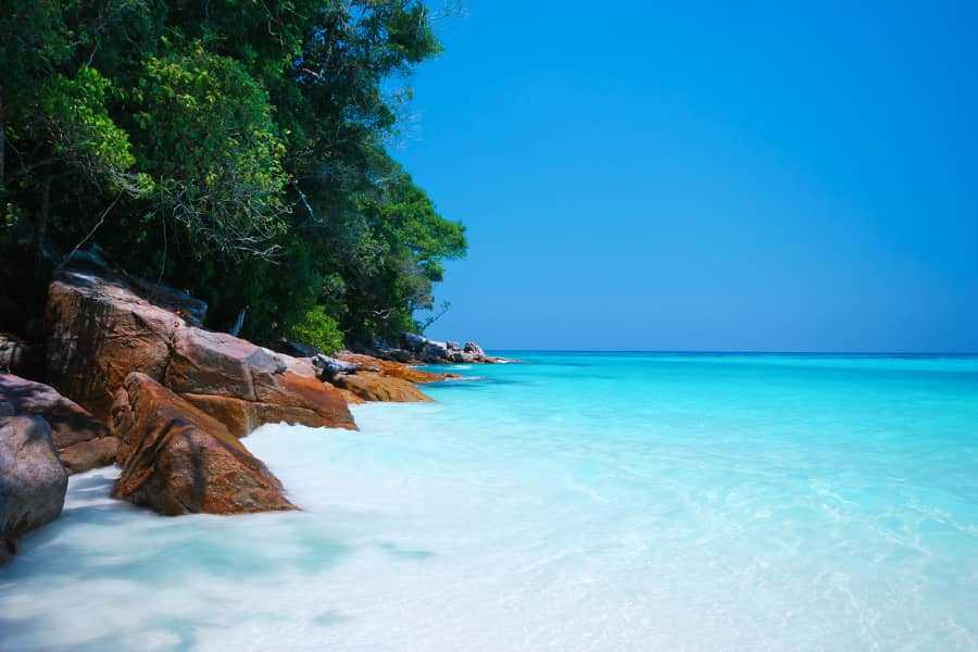 Andaman sea beach in a honeymoon trip
