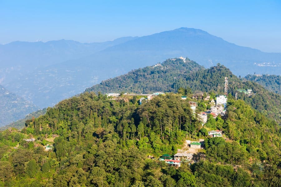 Pelling town view