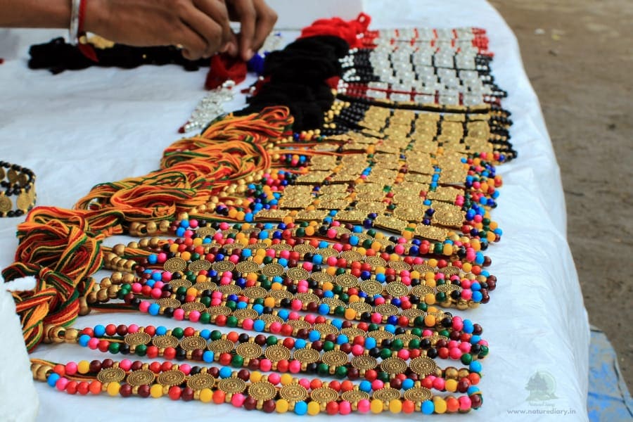 handmade jewlry in handicraft fair