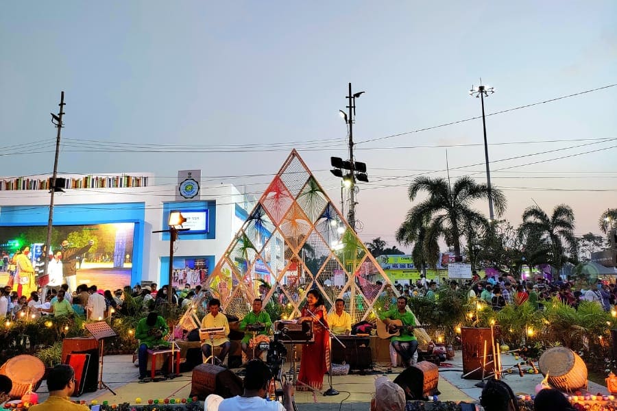 cultural program in Kolkata book fair