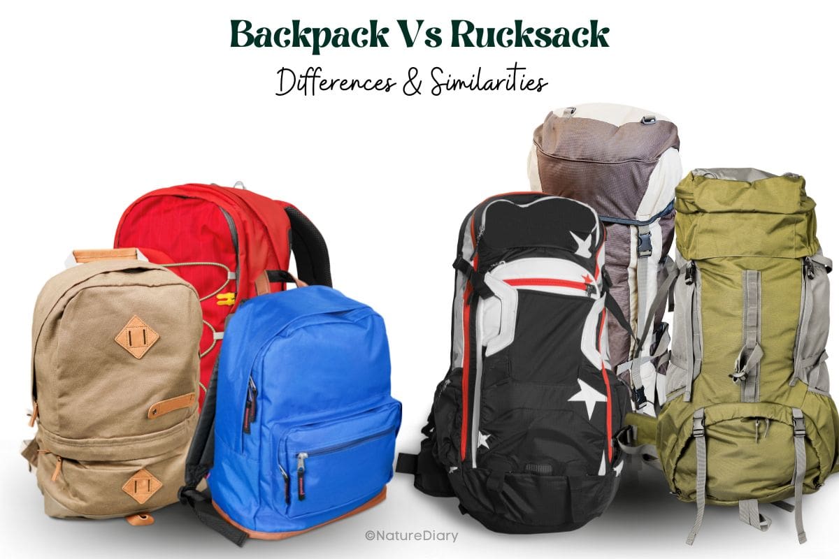 Backpack vs rucksack- differences and similarities