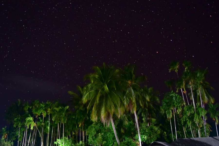 Night sky at Neil Island, Andaman